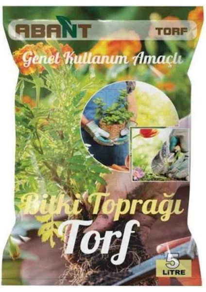Dış Mekan Ağaçları Için Genel Kullanım Amaçlı Torf Toprak 5 Litrelik