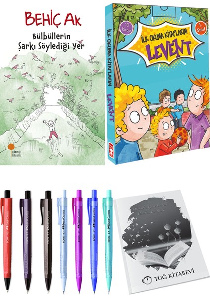 İlk Okuma Kitaplarım Levent 1 10 Kitap ve Bülbüllerin Şarkı Söylediği Yer 2li Set