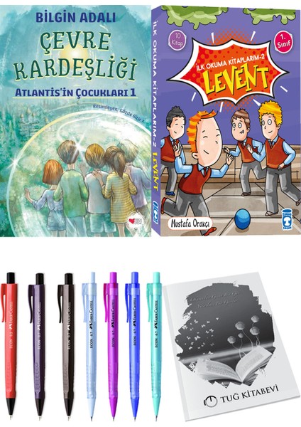 İlk Okuma Kitaplarım 2 Levent 10 Kitap ve Çevre Kardeşliği 2li Set