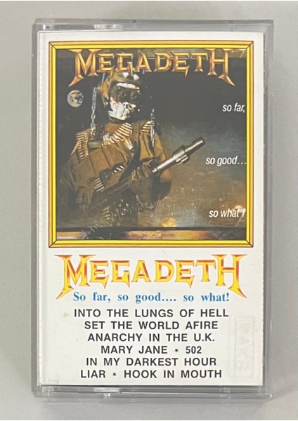 Megadeth So Far, So Good... So What! Kaset