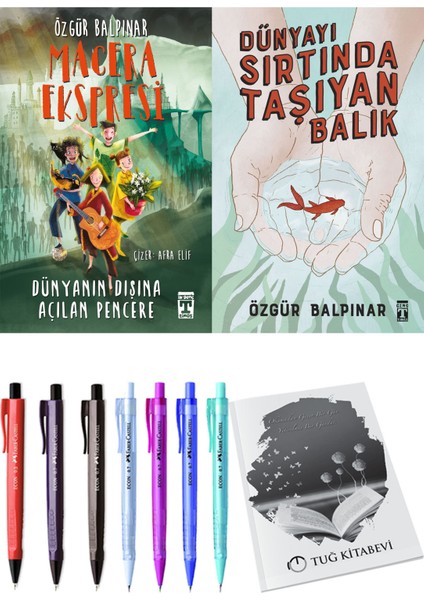 Dünyayı Sırtında Taşıyan Balık ve Gelecek Ekspresi Dünyanın Dışına Açılan Pencere 2li Set