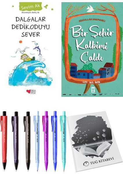 Bir Şehir Kalbimi Çaldı ve Dalgalar Dedikoduyu Sever 2li Set