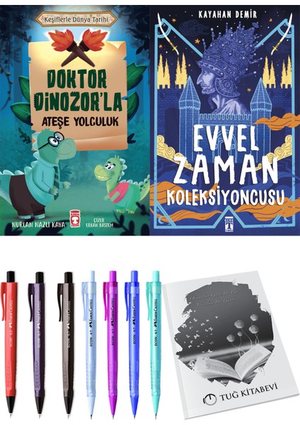 Evvel Zaman Koleksiyoncusu ve Doktor Dinozor'la Ateşe Yolculuk 2li Set