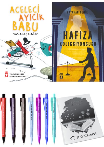 Hafıza Koleksiyoncusu ve Aceleci Ayıcık Babu Asla Geç Değil 2li Set