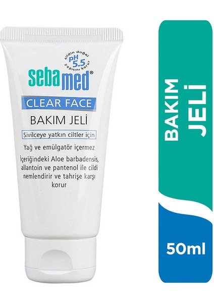 Clear Face Bakım Jeli 50 ml