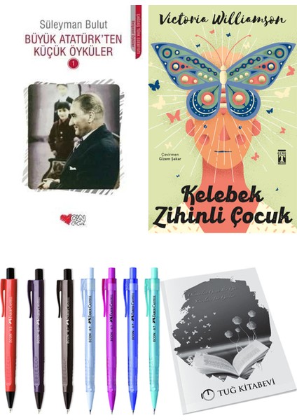 Kelebek Zihinli Çocuk ve Büyük Atatürk'ten Küçük Öyküler 1 2li Set