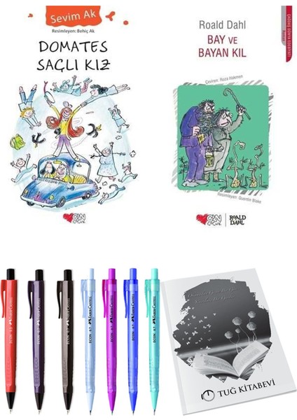 Bay ve Bayan Kıl ve Domates Saçlı Kız 2li Set