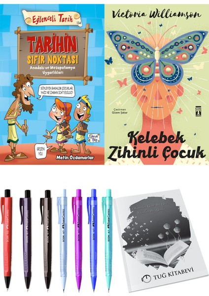 Kelebek Zihinli Çocuk ve Tarihin Sıfır Noktası Anadolu ve Mezopotomya Uygarlıkları 2li Set