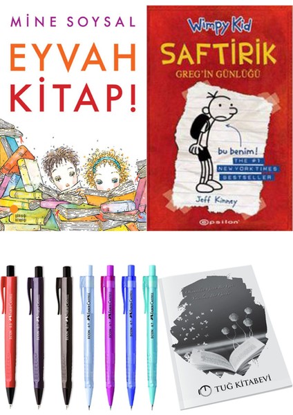 Saftirik 1 Greg'in Günlüğü ve Eyvah Kitap! 2li Set