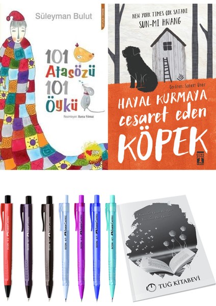 Hayal Kurmaya Cesaret Eden Köpek ve 101 Atasözü 101 Öykü Süleyman Bulut 2li Set