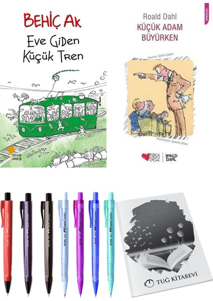 Küçük Adam Büyürken ve Eve Giden Küçük Tren 2li Set