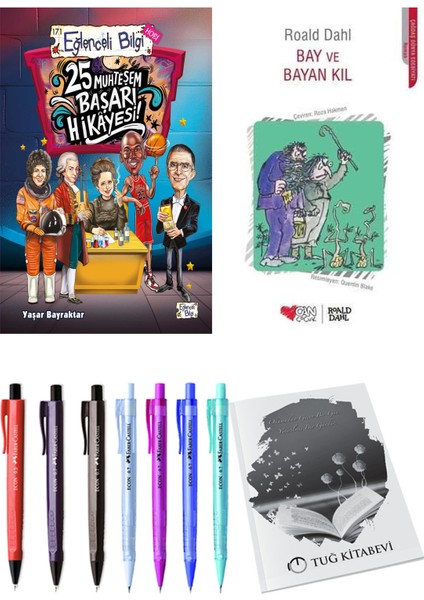 Bay ve Bayan Kıl ve 25 Muhteşem Başarı Hikayesi 2li Set