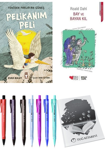 Bay ve Bayan Kıl ve Yeniden Parlayan Güneş Pelikanım Peli 2li Set
