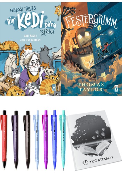 Festergrimm ve Nazoşi Teyze Bir Kedi Daha Istiyor 2li Set