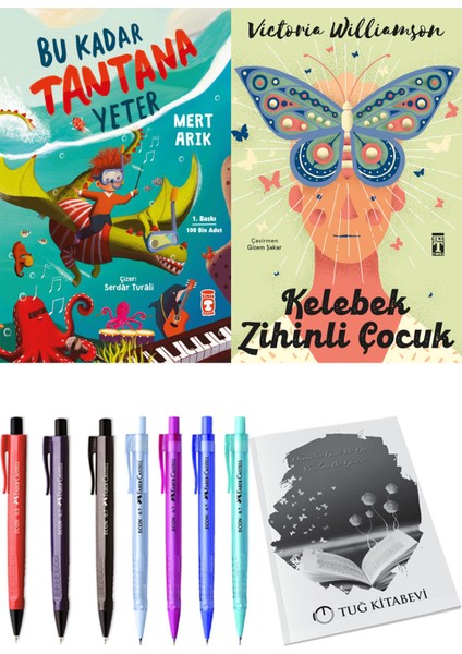 Kelebek Zihinli Çocuk ve Bu Kadar Tantana Yeter 2li Set