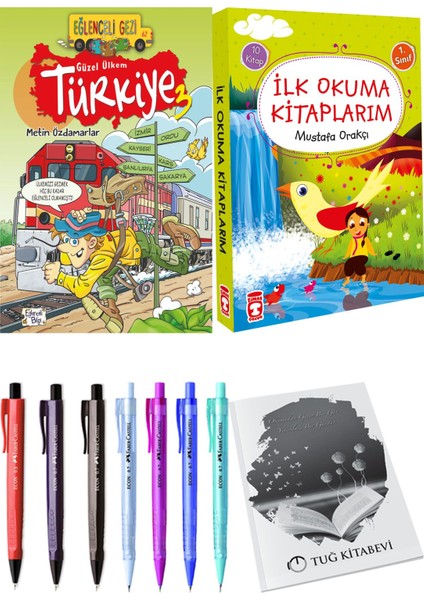 İlk Okuma Kitaplarım 10 Kitap ve Güzel Ülkem Türkiye 3 2li Set