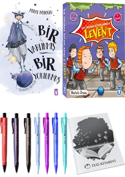 İlk Okuma Kitaplarım 2 Levent 10 Kitap ve Bir Varlıkmış Bir Yoklukmuş 2li Set