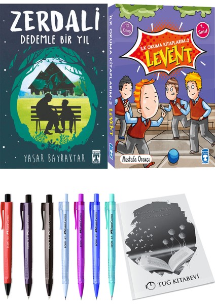 İlk Okuma Kitaplarım 2 Levent 10 Kitap ve Zerdali Dedemle Bir Yıl 2li Set