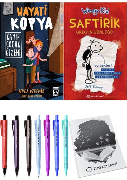 Saftirik 1 Greg'in Günlüğü ve Hayati Kopya Kayıp Çocuk Gizemi 2li Set