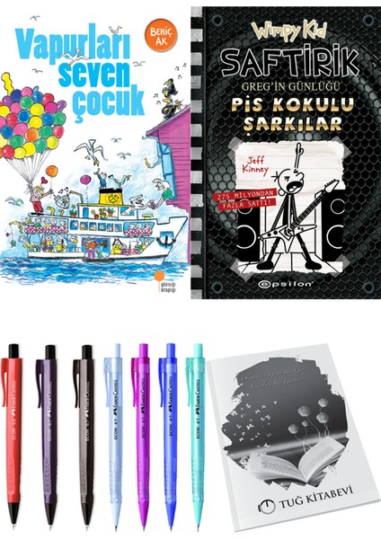 Saftirik 17 Pis Kokulu Şarkılar ve Vapurları Seven Çocuk 2li Set