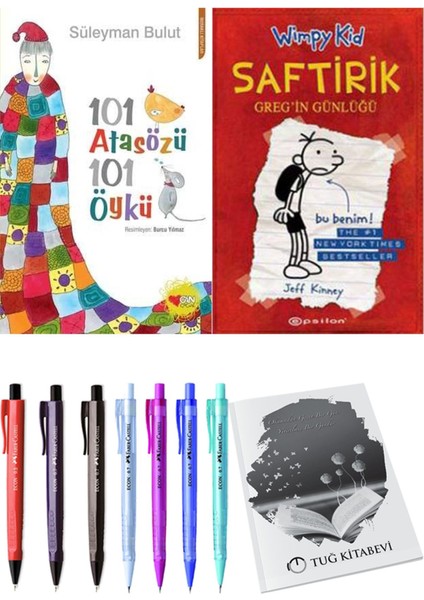 Saftirik 1 Greg'in Günlüğü ve 101 Atasözü 101 Öykü Süleyman Bulut 2li Set