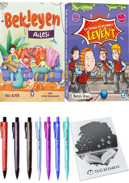 İlk Okuma Kitaplarım 2 Levent 10 Kitap ve Bekleyen Ailesi 2li Set