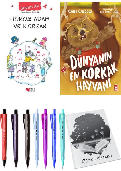 Dünyanın En Korkak Hayvanı ve Horoz Adam ve Korsan 2li Set