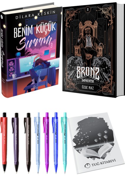 Bronz 2 Imparator Ciltli ve Ephesus Benim Küçük Sırrım 3 Ciltli Dilara Keskin 2li Set