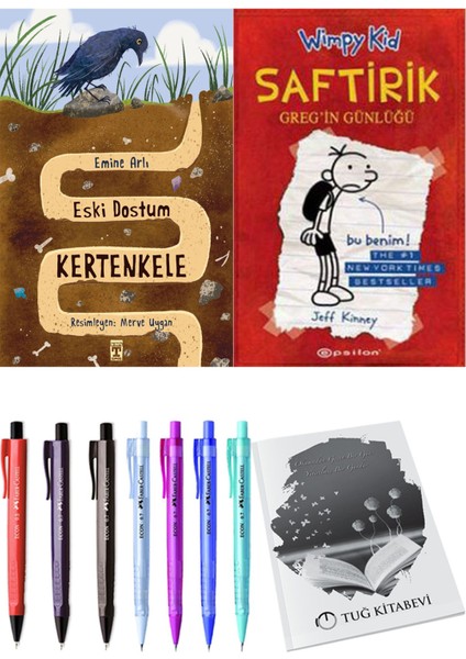Saftirik 1 Greg'in Günlüğü ve Eski Dostum Kertenkele 2li Set