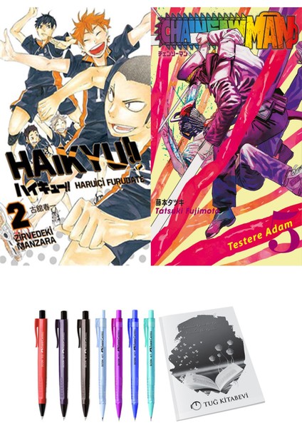 Haikyu!! 2 ve Chainsawman 5 2li Set