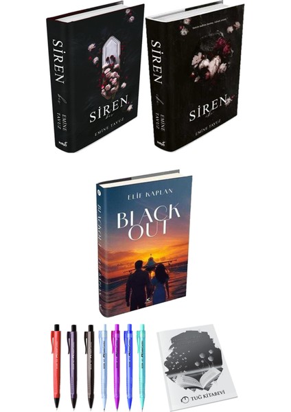 Siren 2li Set Ciltli ve Blackout Ciltli Elif Kaplan