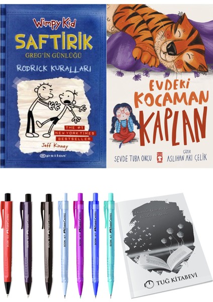 Evdeki Kocaman Kaplan ve Saftirik 2 Rodrick Kuralları 2li Set