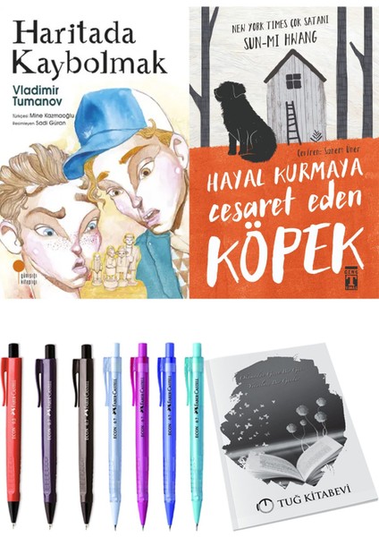 Hayal Kurmaya Cesaret Eden Köpek ve Haritada Kaybolmak 2li Set