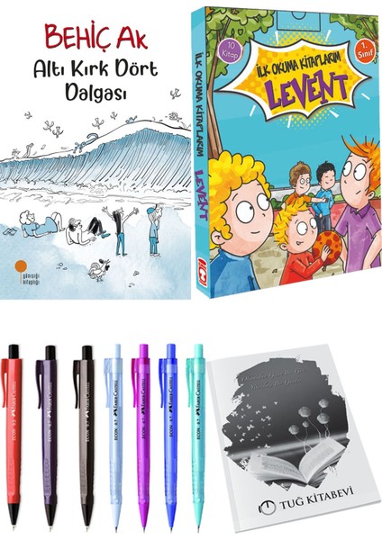 İlk Okuma Kitaplarım Levent 1 10 Kitap ve Altı Kırk Dört Dalgası 2li Set