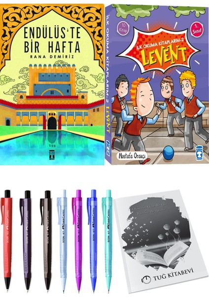 İlk Okuma Kitaplarım 2 Levent 10 Kitap ve Endülüs'te Bir Hafta 2li Set