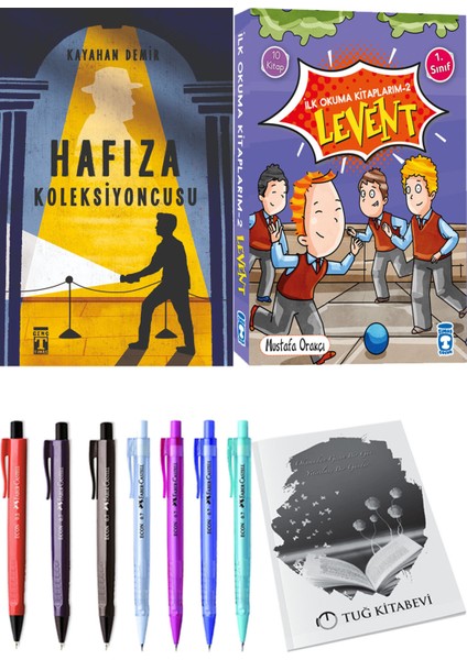 İlk Okuma Kitaplarım 2 Levent 10 Kitap ve Hafıza Koleksiyoncusu 2li Set