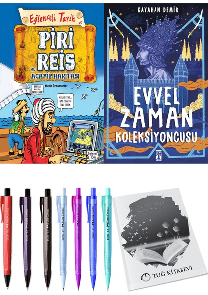 Evvel Zaman Koleksiyoncusu ve Piri Reis ve Acayip Haritası 2li Set