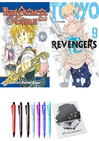 Yedi Ölümcül Günah 1 ve Tokyo Revengers 9 2li Set