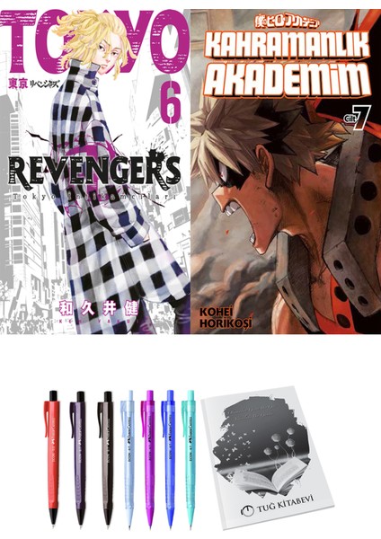 Tokyo Revengers 6 ve Kahramanlık Akademim 7 2li Set