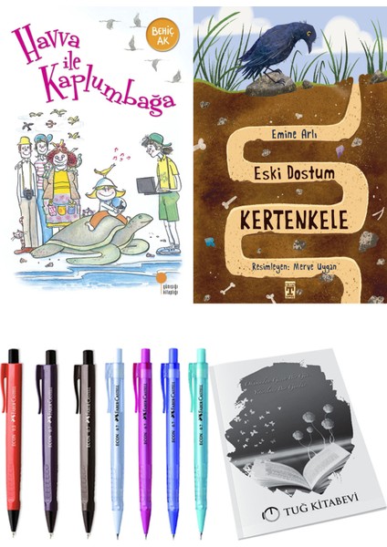 Eski Dostum Kertenkele ve Havva Ile Kaplumbağa 2li Set