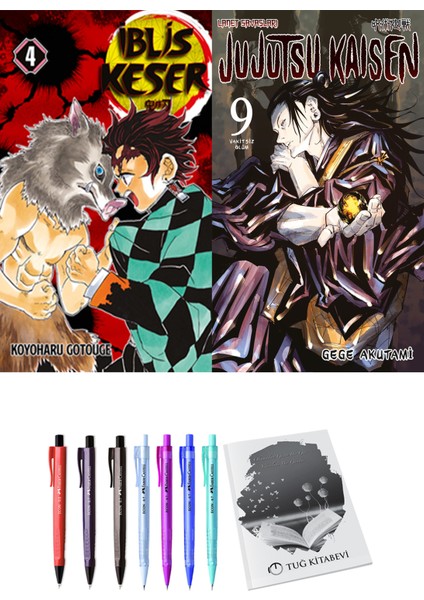 Iblis Keser 4 ve Jujutsu Kaisen 9 2li Set