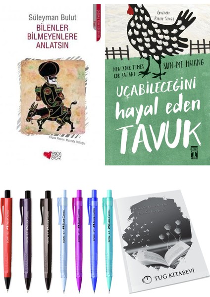 Uçabileceğini Hayal Eden Tavuk ve Bilenler Bilmeyenlere Anlatsın 2li Set