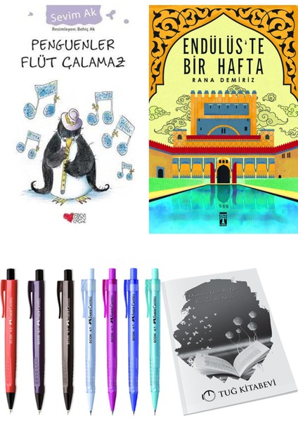 Endülüs'te Bir Hafta ve Penguenler Flüt Çalamaz 2li Set