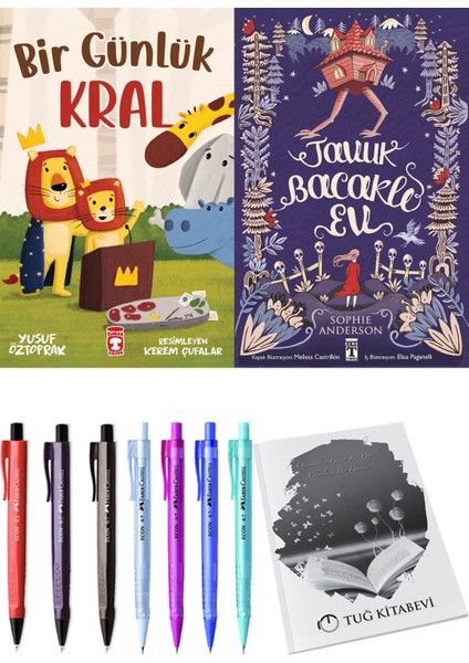 Tavuk Bacaklı Ev ve Bir Günlük Kral 2li Set