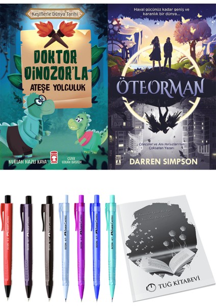 Öteorman ve Doktor Dinozor'la Ateşe Yolculuk 2li Set
