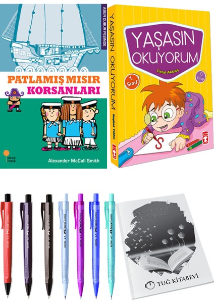 Yaşasın Okuyorum 10 Kitap ve Patlamış Mısır Korsanları 2li Set