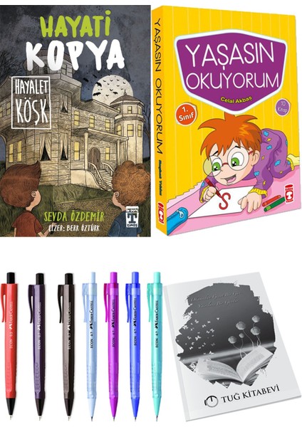 Yaşasın Okuyorum 10 Kitap ve Hayati Kopya Hayalet Köşk 2li Set