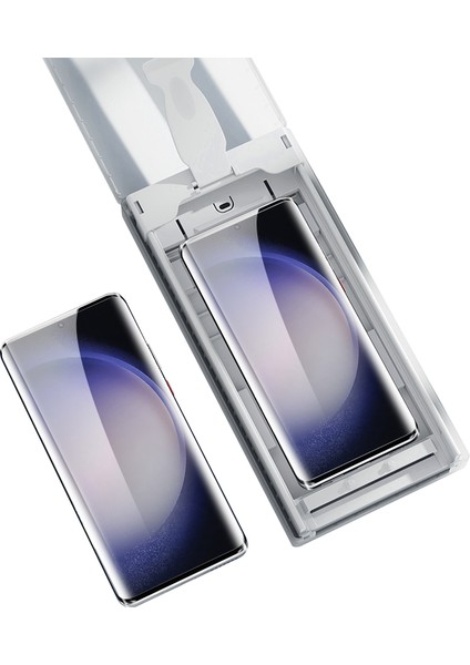 Samsung Galaxy S23 Ultra - Ekran Koruyucu Uygulama Aparatlı Easy Body Ekran Koruyucu 6 Adet - Şeffaf