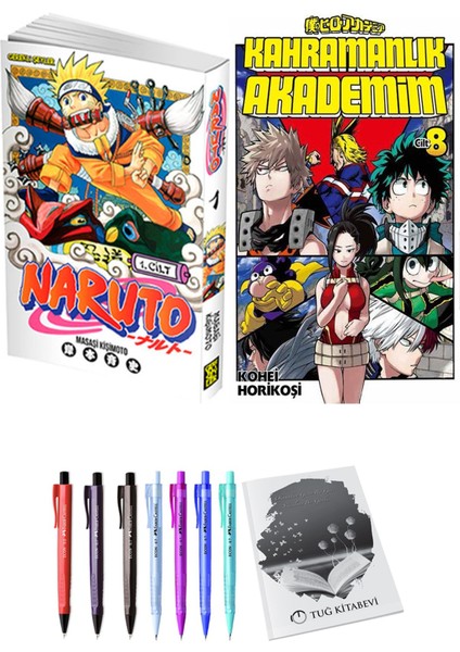 Naruto 1 ve Kahramanlık Akademim 8 2li Set