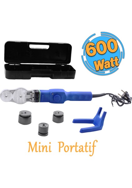 Mini Boru Kaynak Makinesi 600 W Endüstriyel Makina Pafta Seti 25 mm 20 mm 32 mm Pprc Pvc Plastik